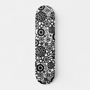 Skateboard Écosystème - Noir sur bois