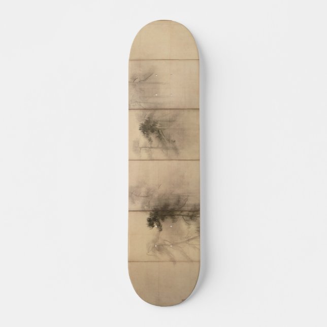 Skateboard Écran de main gauche de pins par Hasegawa Tohaku (Devant)
