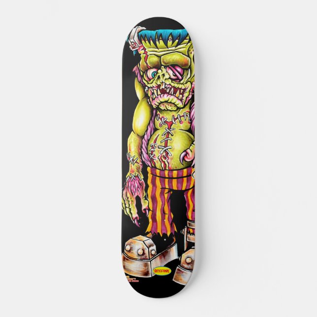 Skateboard Édition limitée Franken Fink Skate Deck (Recto)