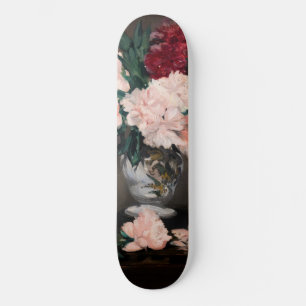 Skateboard Edouard Manet - Vase de pivoines sur petit piédest