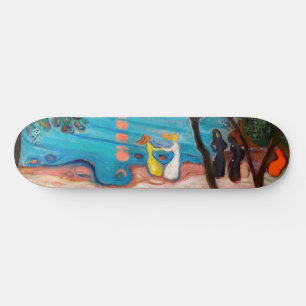 Skateboard Edvard Munch - Danse sur la plage