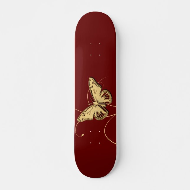 Skateboard effet papillon wn (Devant)