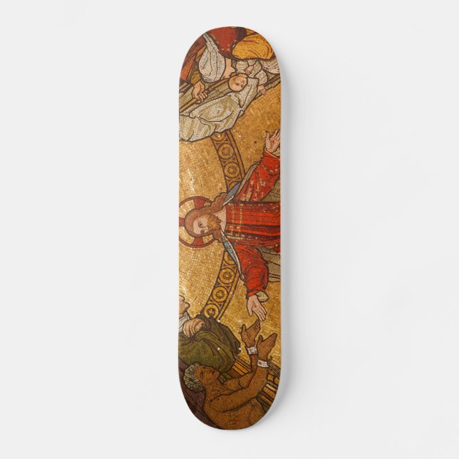 Skateboard Église Mosaic - Jésus Christ (Recto)