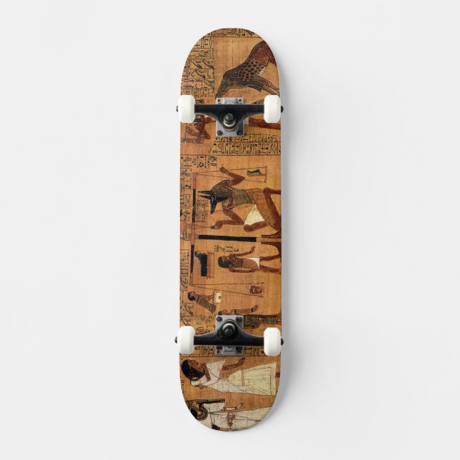 Skateboard Egyptian books of the dead. (Recto)
