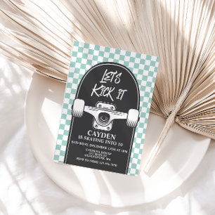 Skateboard - Einladung zum Geburtstag