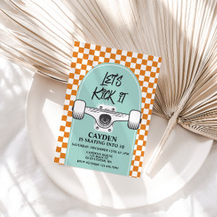 Skateboard - Einladung zum Geburtstag