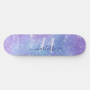 Skateboard Élégant et brillant pourpre