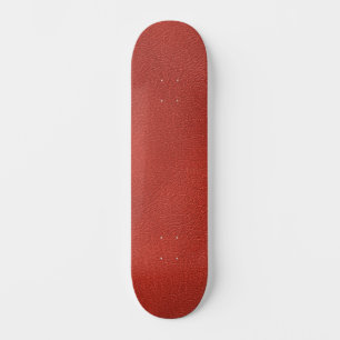 Skateboard Elégant Modèle Brown rouge cuir