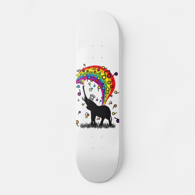Skateboard Elephant_Bathing (Recto)