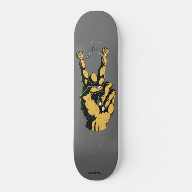 Skateboard Emek "paix " (Recto)