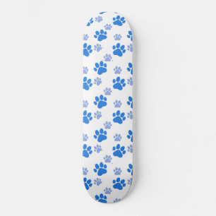 Skateboard Empreinte de Patte de Chien Simple Amoureux d'Anim