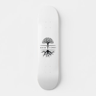 Skateboard Enraciné dans le Christ