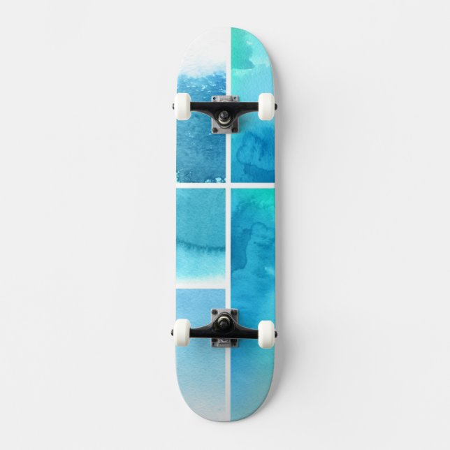 Skateboard Ensemble de l'abrégé sur 2 peints à la main (Recto)