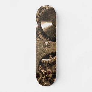 Skateboard Équipements d'horloge métallique Steampunk
