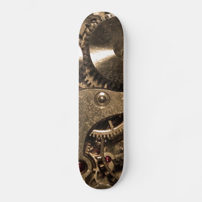 Skateboard Équipements d'horloge métallique Steampunk (Recto)