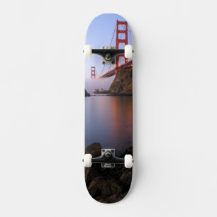 Skateboard États-Unis, Californie, San Francisco. Golden Gate