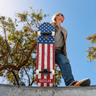 Skateboard États-Unis Drapeau américain Stars Stripes Enfants