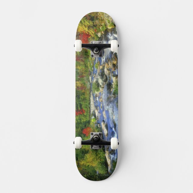 Skateboard États-Unis, New York. Une cascade dans l'Adirondac (Recto)