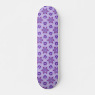 Skateboard Étoiles violettes