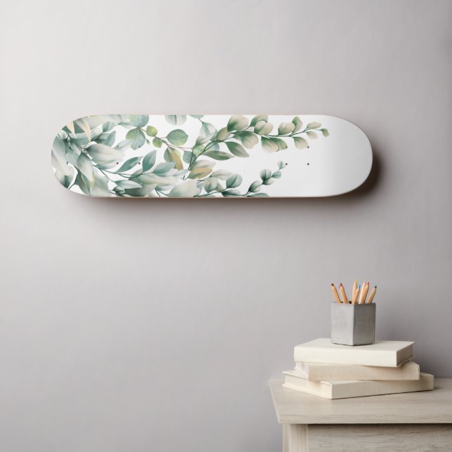 Skateboard Eucalyptus vert (Art mural (Horz))