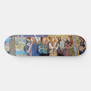 Skateboard Eugene Grasset - Panneau Décoratif Harmonie
