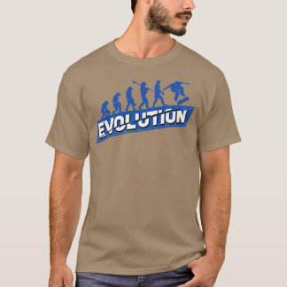 Skateboard-Evolution Skateboarder-Geschenk T-Shirt