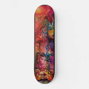 Skateboard EXCALIBUR épée magique Arthurien Légendes rouges