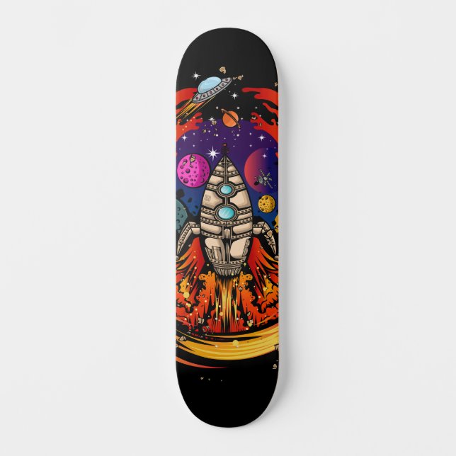 Skateboard Exploser le vaisseau spatial (Recto)