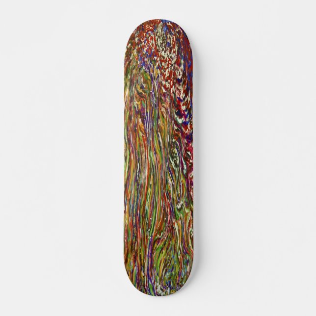 Skateboard Explosion acrylique (Devant)