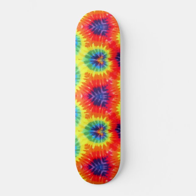 Skateboard Explosion de la couleur de teinture sauvage (Recto)
