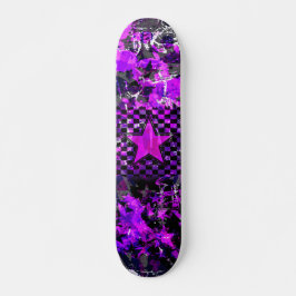 Skateboard Explosion de l'étoile violette