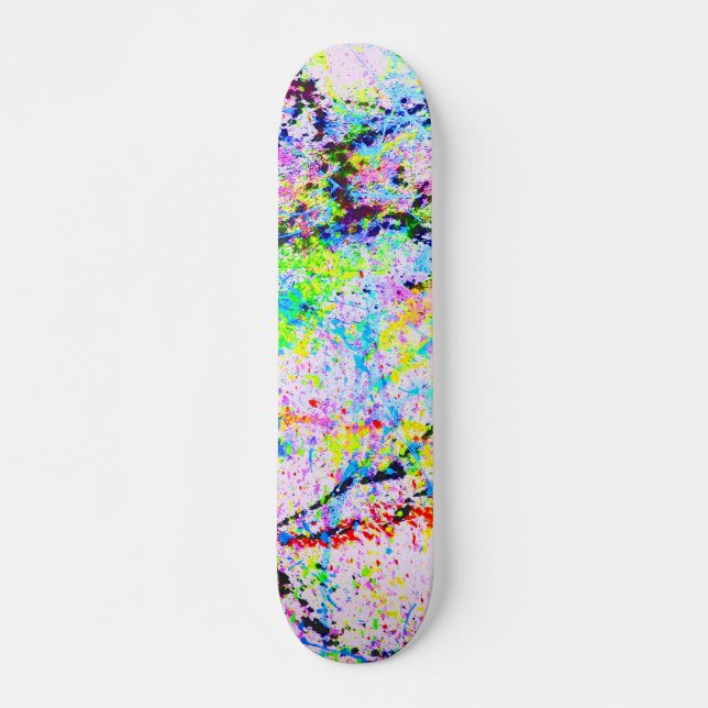 Skateboard Explosion des couleurs (Devant)