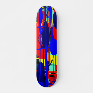 Skateboard Expressionniste Abstrait 02
