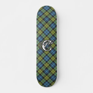 Skateboard Extreme Tartan Campbell Plaid Monogram