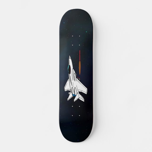 Skateboard F-15 Eagle Fighter Jet Tir Missile (Recto)