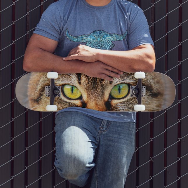 Skateboard Face de chat (Extérieur 3)