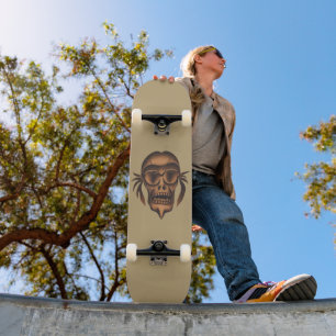 Skateboard Face du crâne
