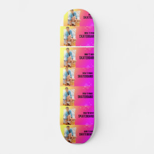 Skateboard-Fahrt auf dem Weltskateboard DIY Skateb Skateboard
