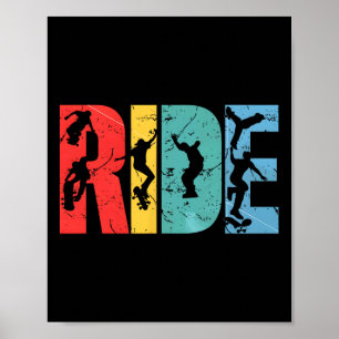 Skateboard Fahrt Skateboarding Extremsport Skateb Poster