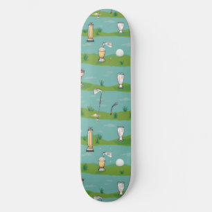 Skateboard Fairway Finesse : Golf Essentials Motif Play