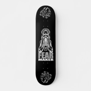 Skateboard "FAISEUR DE PEUR – Crâne Hurlement Horreur Planche