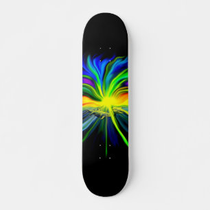Skateboard Famille de dauphins sous le soleil