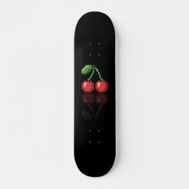 Skateboard fan art Pac-Man pixel Schwarzkirsche
