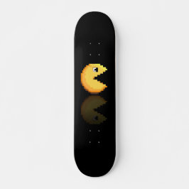 Skateboard fan art Pac-Man tribute gelb