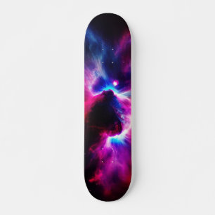 Skateboard Fantastique Nebula Espace Abstrait 3
