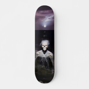 Skateboard Fantôme en mer - Peinture à l'huile