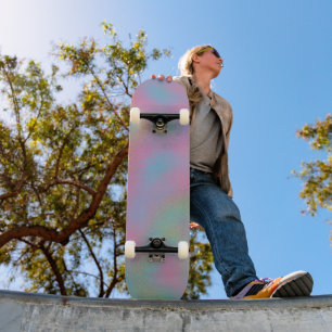 Skateboard Faux Holographique Ripple Glass Texture