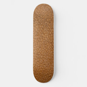 Skateboard faux look en cuir