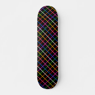 Skateboard Fenêtre couleur Arrière - plan noir Conception pré
