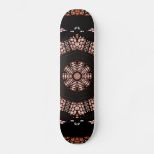 Skateboard Fenêtre en verre tendu Kaleidoscope 14